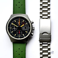 Lemania Italian Military Issued Chronograph c.1980s Vintage Watch Specialist