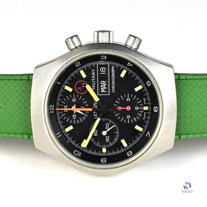 Lemania Italian Military Issued Chronograph c.1980s Vintage Watch Specialist