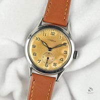 Lemania Military Style Tropical Dial - c.1940s - Vintage Watch Specialist