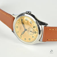 Lemania Military Style Tropical Dial - c.1940s - Vintage Watch Specialist