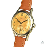 Lemania Military Style Tropical Dial - c.1940s - Vintage Watch Specialist