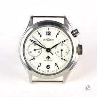 Lemania Nuclear Sub Watch - Single Pusher - White None Lume Dial - c.1964 - Vintage Watch Specialist