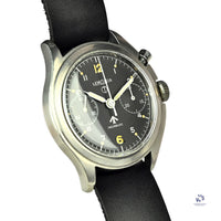 Lemania - Series 3 - Single Pusher Chronograph - Military - Caseback Reference: 6BB/924 - c.1967 - Vintage Watch Specialist