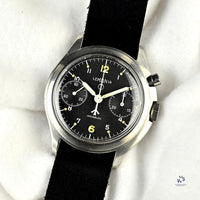 Lemania - Series 3 - Single Pusher Chronograph - Military - Caseback Reference: 6BB/924 - c.1967 - Vintage Watch Specialist