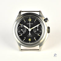 Lemania - Series 3 - Single Pusher Chronograph - Military - Caseback Reference: 6BB/924 - c.1967 - Vintage Watch Specialist