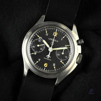 Lemania - Series 3 - Single Pusher Chronograph - Military - Caseback Reference: 6BB/924 - c.1967 - Vintage Watch Specialist