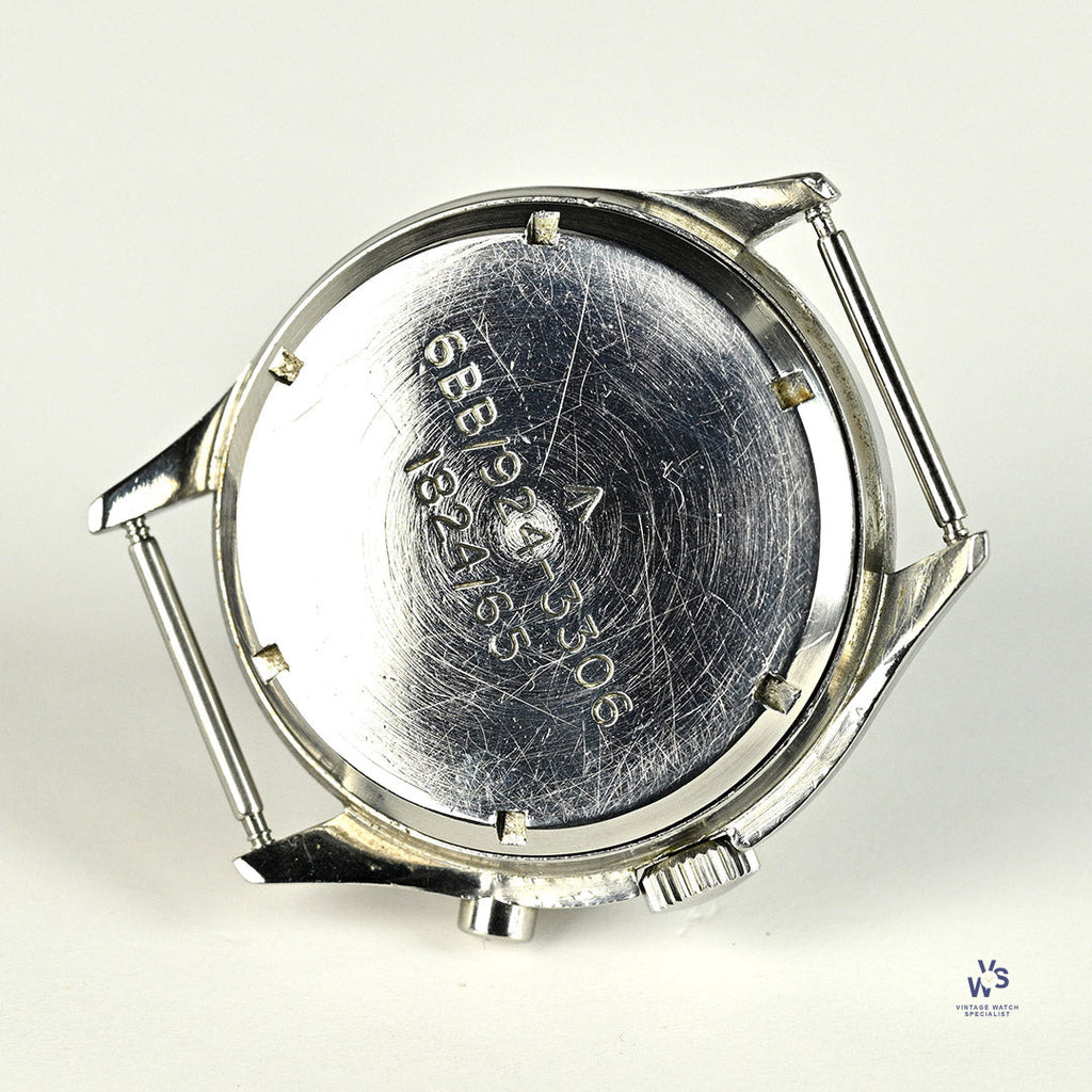 Lemania Series III RAF Military Issued Single Pusher Chronograph 1965 Vintage Watch Specialist