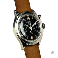 Lemania Series III RAF Military Issued Single Pusher Chronograph 1965 Vintage Watch Specialist
