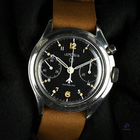 Lemania Series III RAF Military Issued Single Pusher Chronograph 1965 Vintage Watch Specialist