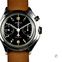Lemania Series III RAF Military Issued Single Pusher Chronograph 1965 Vintage Watch Specialist
