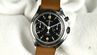 Lemania Series III RAF Military Issued Single Pusher Chronograph 1965 Vintage Watch Specialist
