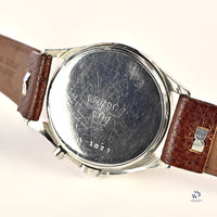 Lemania - TG 195 Swedish Military - Single Pusher - Issue Caseback Reference: 54-1027 - c.1954 - Vintage Watch Specialist