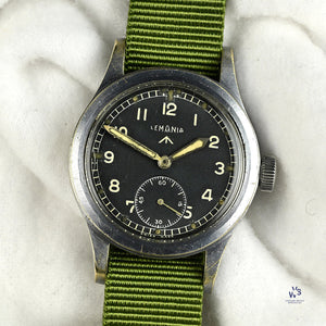 Lemania WWW Dirty Dozen Military Issued Soldiers Watch Original Condition c.1944 Vintage Watch Specialist