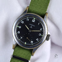 Lemania - WWW2 Dirty Dozen Soldiers Watch - MOD Dial - NON RADIUM - c.1944 - Vintage Watch Specialist