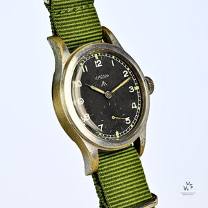 Lemania - WWW2 Dirty Dozen Soldiers Watch - MOD Dial - NON RADIUM - c.1944 - Vintage Watch Specialist