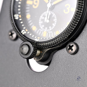 Leonidas MIlitary Aircraft Clock With Chronograph Function - c.1950s - Vintage Watch Specialist