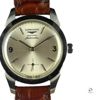 Longines Admiral Automatic - Silver Sunburst Dial - c.1961 - Vintage Watch Specialist