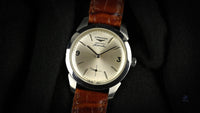 Longines Admiral Automatic - Silver Sunburst Dial - c.1961 - Vintage Watch Specialist