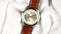 Longines Admiral Automatic - Silver Sunburst Dial - c.1961 - Vintage Watch Specialist