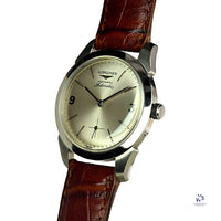 Longines Admiral Automatic - Silver Sunburst Dial - c.1961 - Vintage Watch Specialist