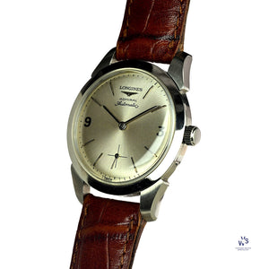 Longines Admiral Automatic - Silver Sunburst Dial - c.1961 - Vintage Watch Specialist