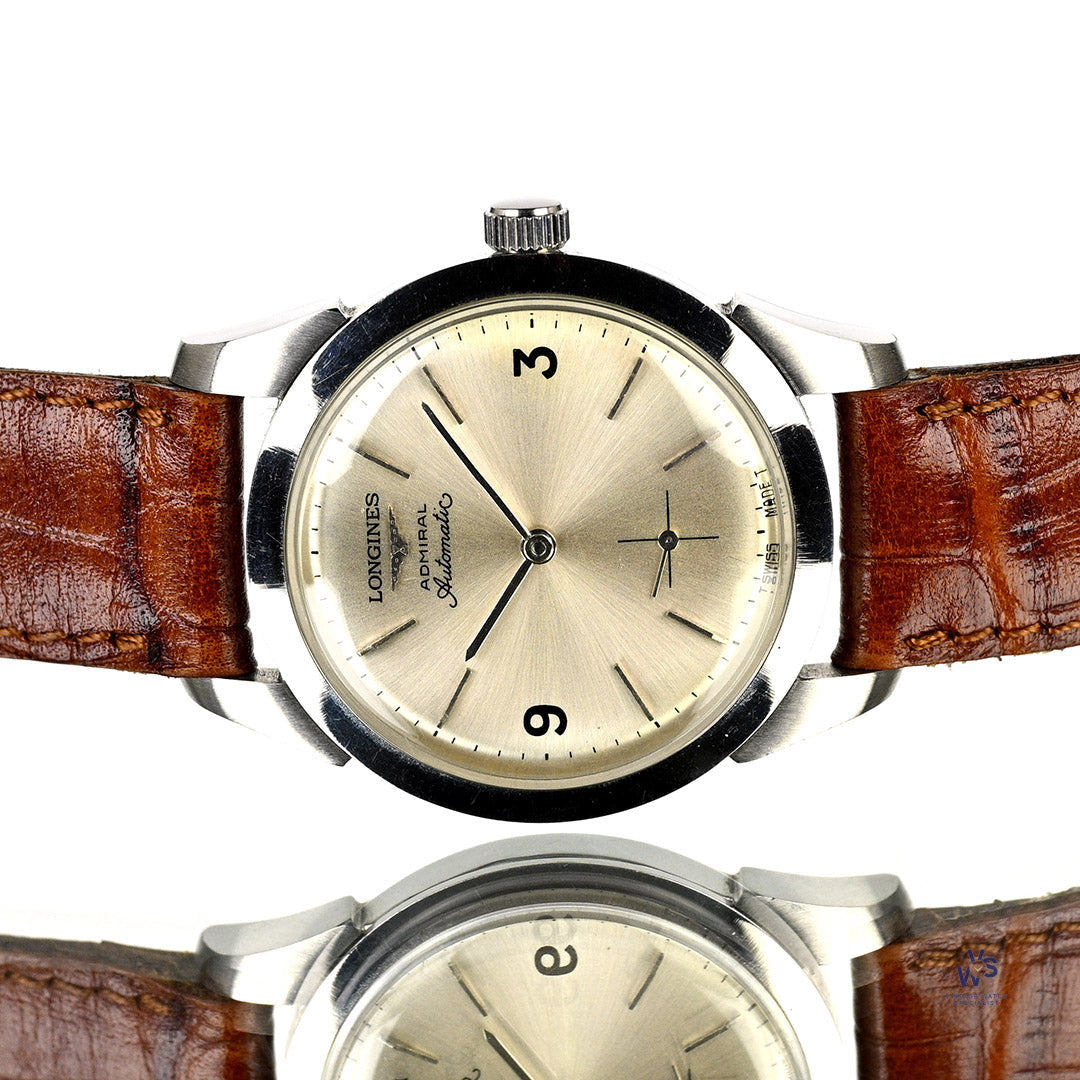 Longines Admiral Automatic - Silver Sunburst Dial - c.1961