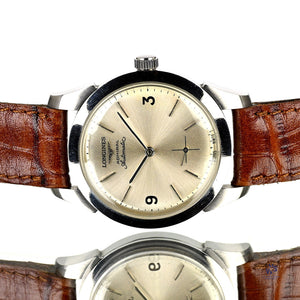 Longines Admiral Automatic - Silver Sunburst Dial - c.1961 - Vintage Watch Specialist