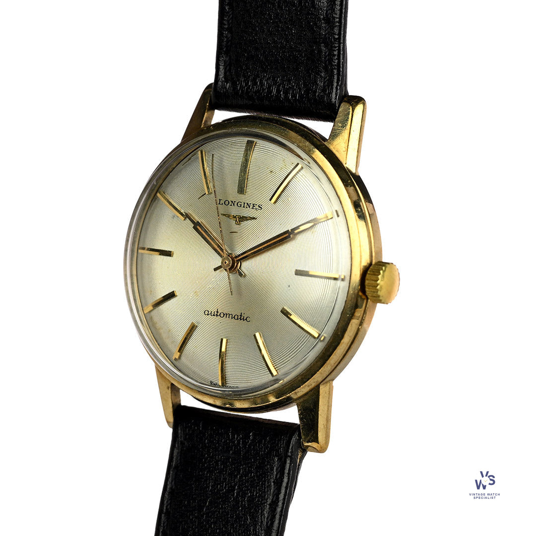 Longines Automatic 9K Gold Dress Watch - c.1960 – Vintage Longines Automatic 9K Gold Dress Watch - c.1960 – Vintage