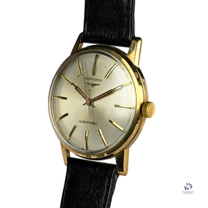 Longines Automatic 9K Gold Dress Watch - c.1960 - Vintage Watch Specialist