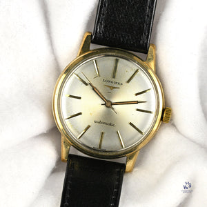 Longines Automatic 9K Gold Dress Watch - c.1960 - Vintage Watch Specialist