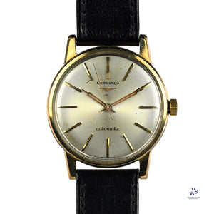 Longines Automatic 9K Gold Dress Watch - c.1960 - Vintage Watch Specialist