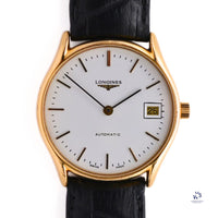 Longines - Automatic - Calendar - Reference 7043-1 - Gold Plated - c.1980 - Vintage Watch Specialist