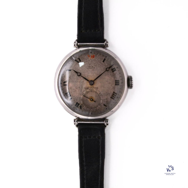 Longines c.1938 Military Officers Trench Style Watch