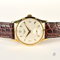Longines - Calatrava 9K Gold Dress Watch Manual Wind Calibre 30L Subseconds c.1966 Vintage Specialist