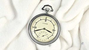 Longines Calderoni Sector Dial Pocket Watch - c.1934 - Vintage Watch Specialist