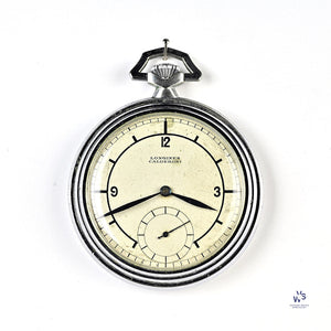 Longines Calderoni Sector Dial Pocket Watch - c.1934 - Vintage Watch Specialist