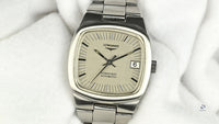 Longines Conquest Automatic TV Case Model Ref: 1526 1 6651 Integrated Bracelet c.1979 Vintage Watch Specialist
