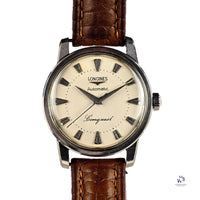 Longines Conquest Stainless Steel Automatic c.1950s Vintage Watch Specialist
