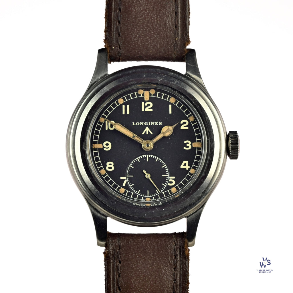 Longines Dirty Dozen WW2 Soldiers Watch - Matching Lug Numbers - c.1944 - Vintage Watch Specialist