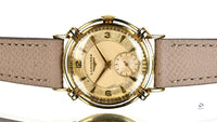 Longines ’President Washington’ 14k Gold Beautiful Knotted Lugs c.1952 Vintage Watch Specialist