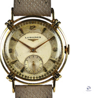 Longines ’President Washington’ 14k Gold Beautiful Knotted Lugs c.1952 Vintage Watch Specialist