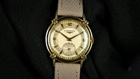 Longines ’President Washington’ 14k Gold Beautiful Knotted Lugs c.1952 Vintage Watch Specialist