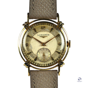 Longines ’President Washington’ 14k Gold Beautiful Knotted Lugs c.1952 Vintage Watch Specialist