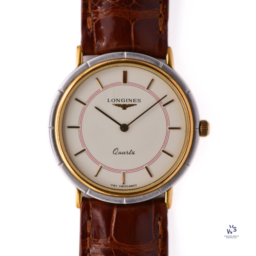 Longines - Quartz Cal.L761.2 Gold/Steel Extra Thin Vintage Watch Specialist