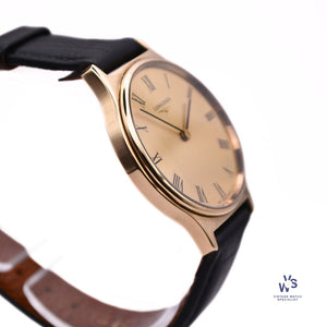 Longines - Reference 3900-847 - Time Only - Roman Numeral - 9ct Gold - Dress Watch - c.1969 - Vintage Watch Specialist
