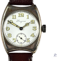 Longines - Silver Cased Trench Watch WW1 - c.1917 - Vintage Watch Specialist