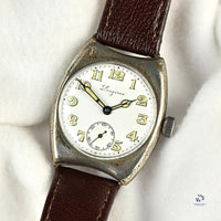 Longines - Silver Cased Trench Watch WW1 - c.1917 - Vintage Watch Specialist