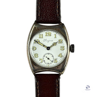 Longines - Silver Cased Trench Watch WW1 - c.1917 - Vintage Watch Specialist