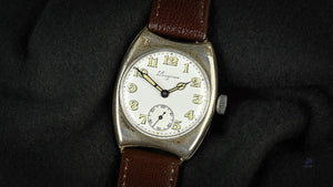 Longines - Silver Cased Trench Watch WW1 - c.1917 - Vintage Watch Specialist