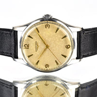 Longines Time Only Vintage Watch - Manual Wind - Tropical Dial - c.1956 - Vintage Watch Specialist